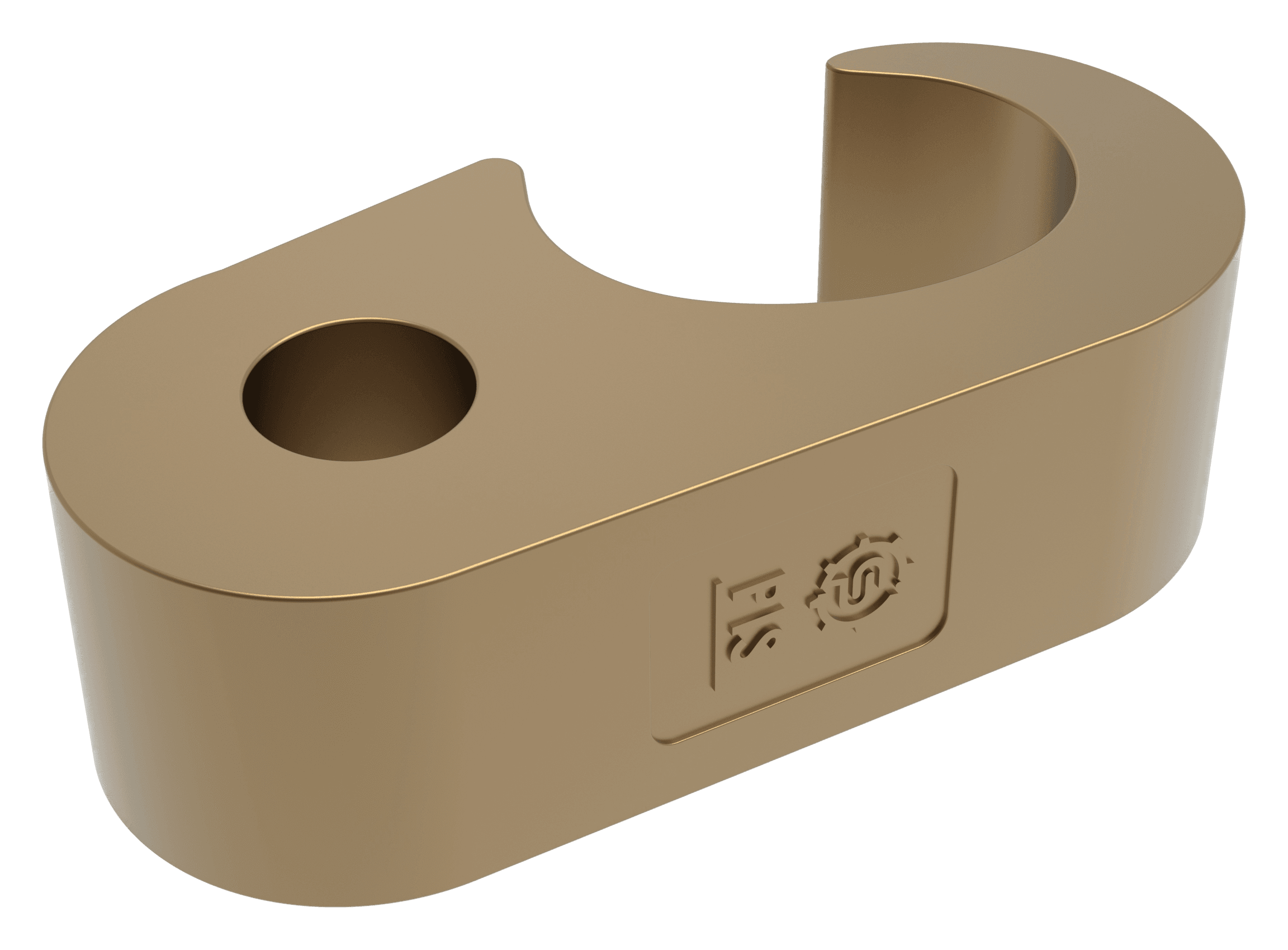 6- or 8-shaped compression connector