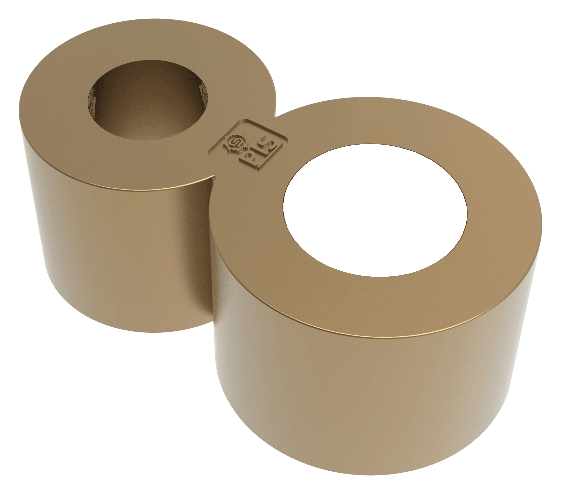 6- or 8-shaped compression connector