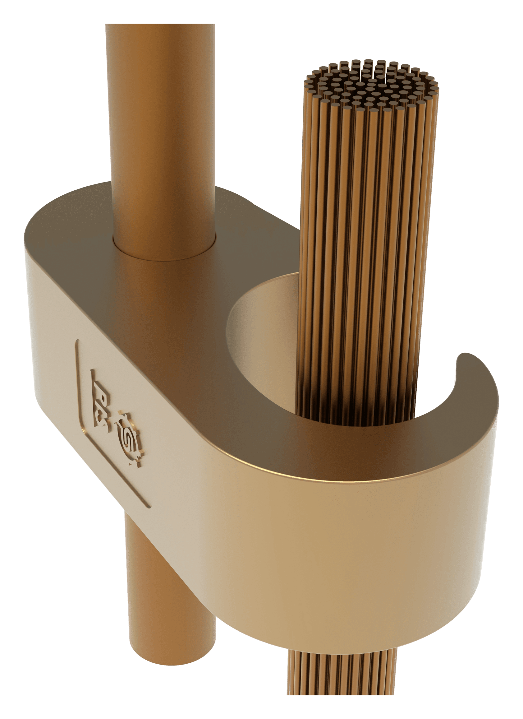 6- or 8-shaped compression connector