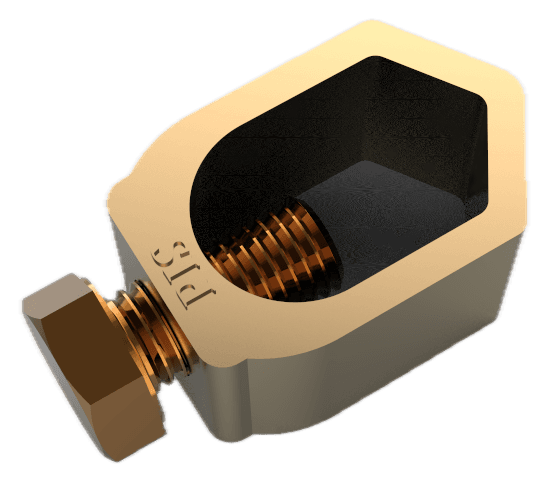 Type G hexagonal body with clamping screw