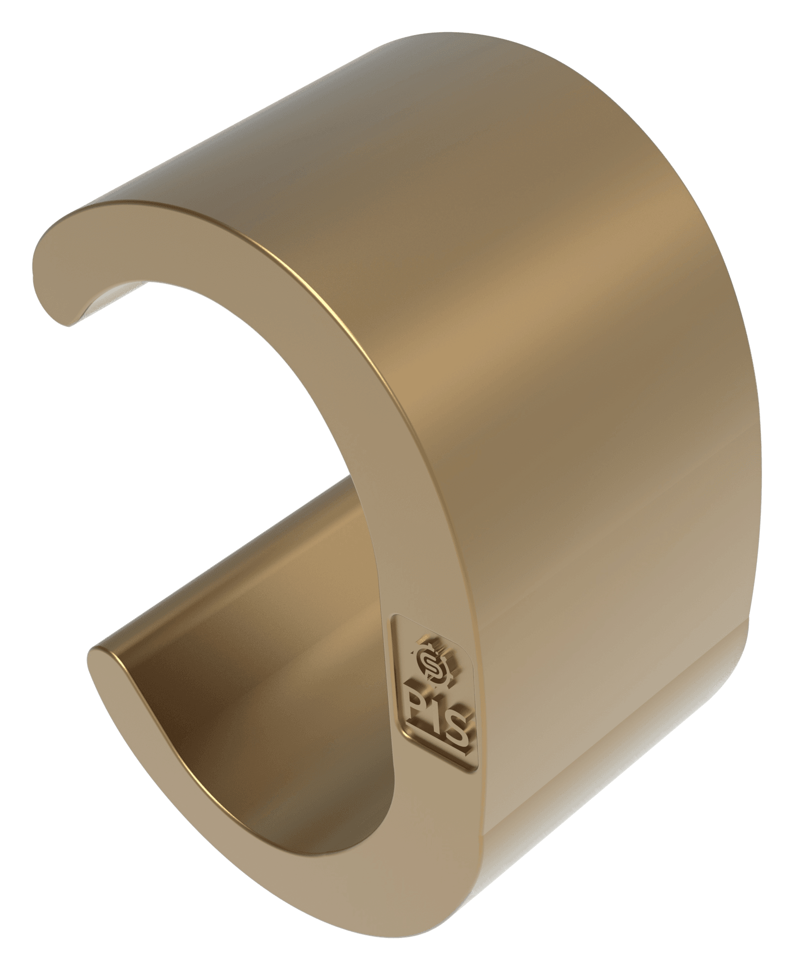 Open C-/3-shaped copper compression connector
