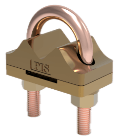 Type E single-plate U-bolt for horizontal tape