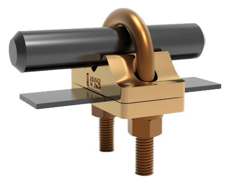 Type E single-plate U-bolt for horizontal tape
