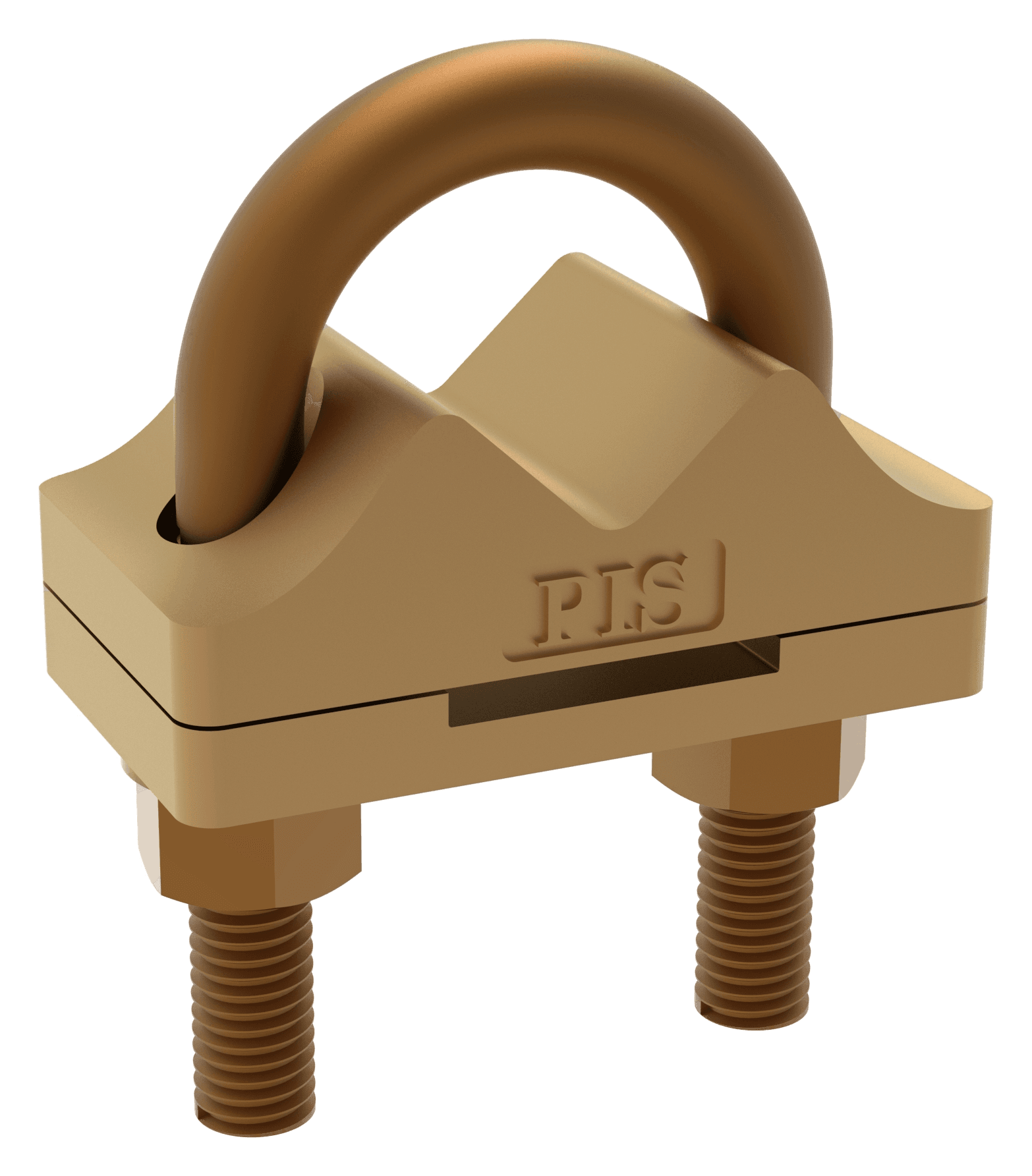 Type E single-plate U-bolt for horizontal tape