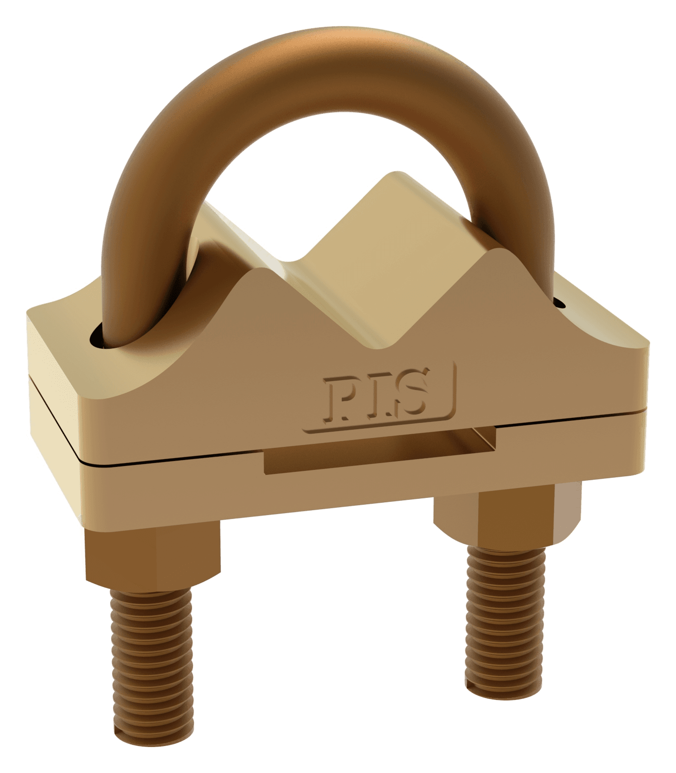 Type E single-plate U-bolt for horizontal tape