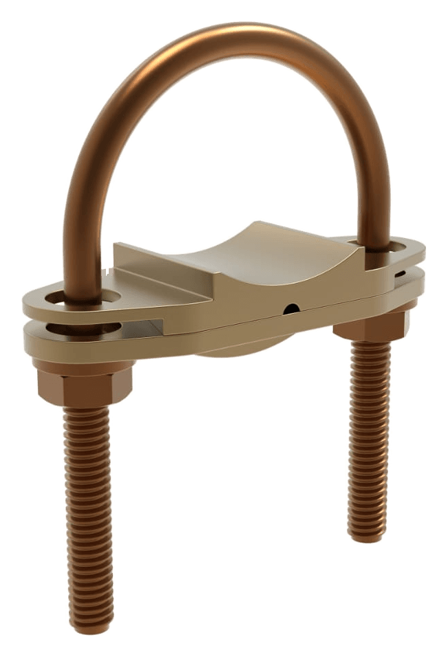 U Bolt Single Plate Rod Clamps