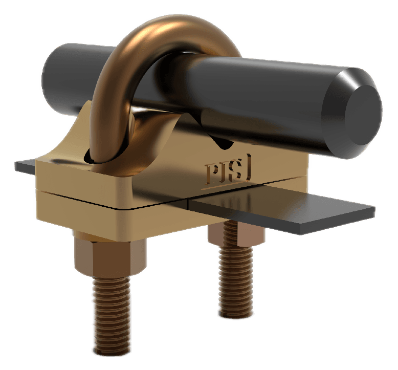 Type E single-plate U-bolt for horizontal tape