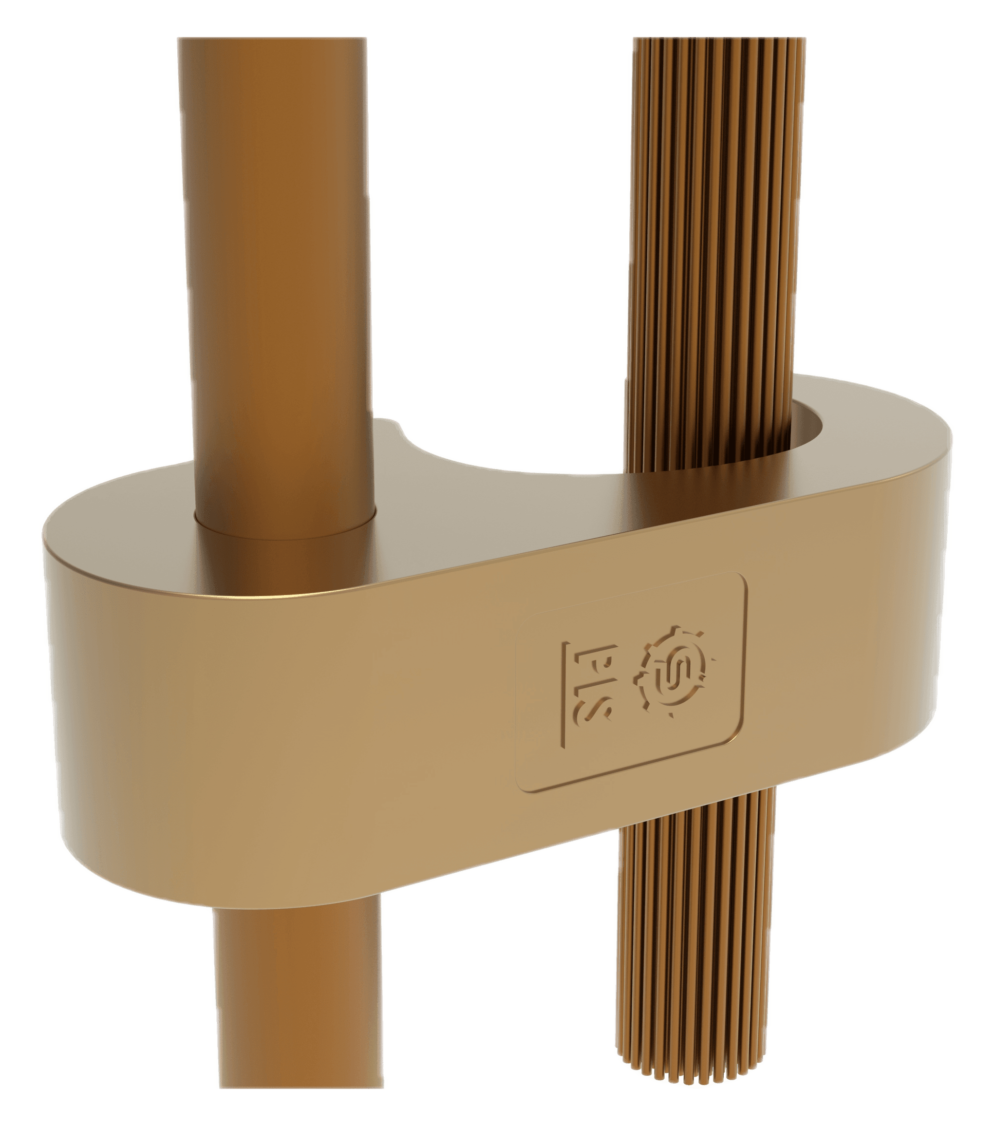 6- or 8-shaped compression connector