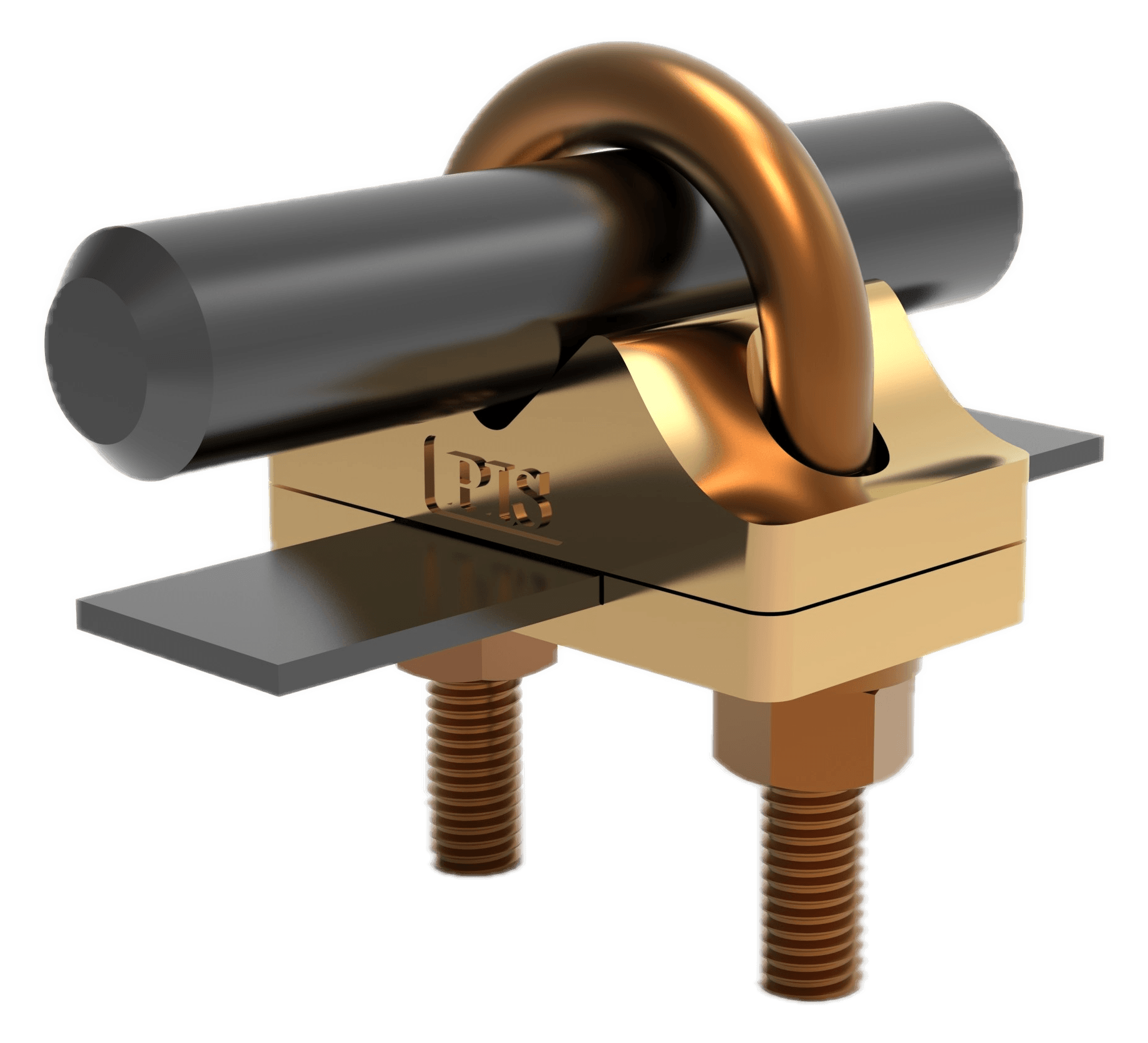 Type E single-plate U-bolt for horizontal tape
