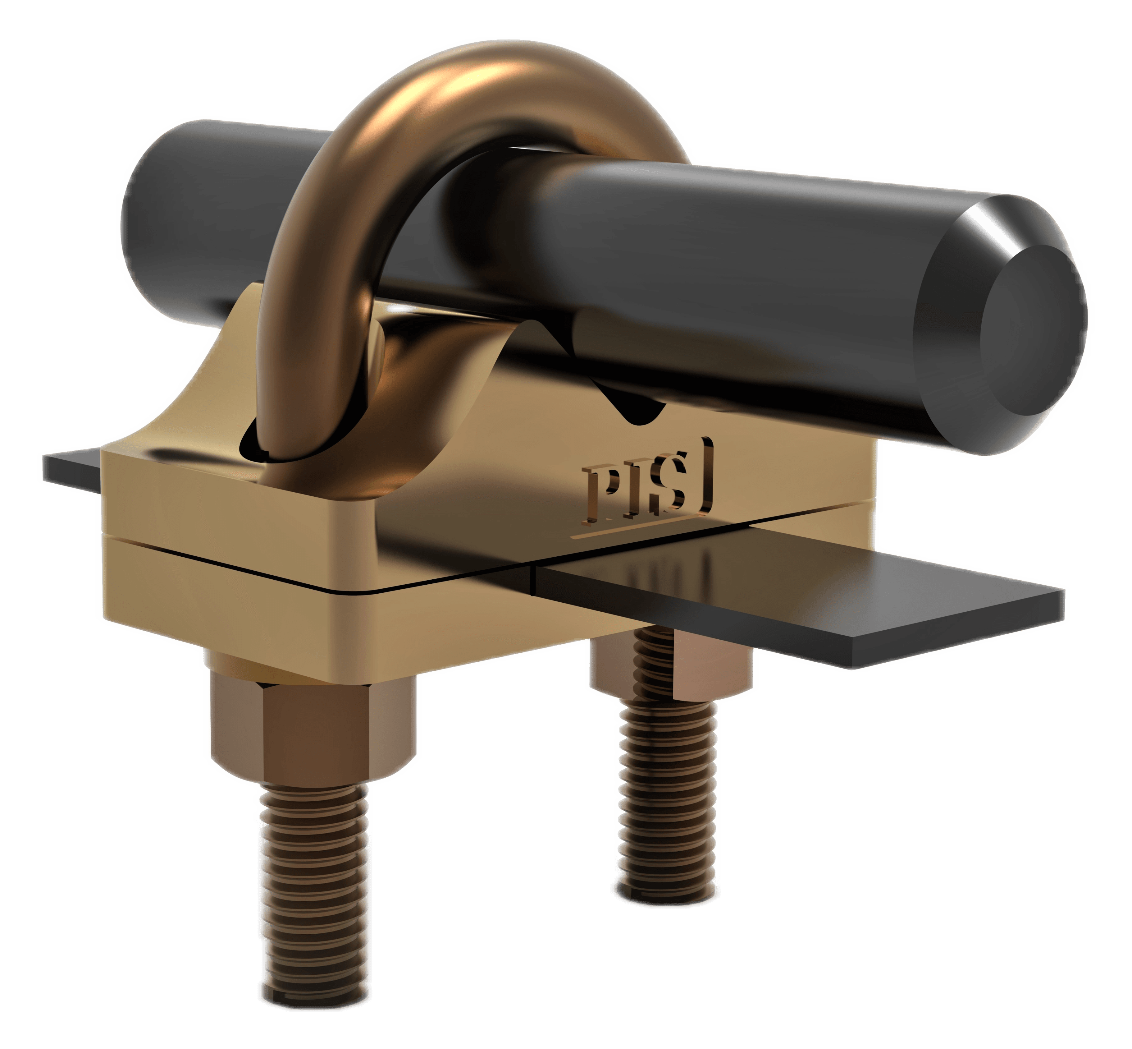 Type E single-plate U-bolt for horizontal tape