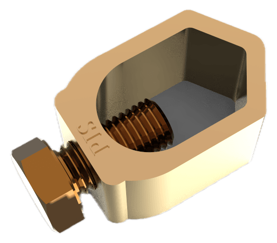 Type G hexagonal body with clamping screw